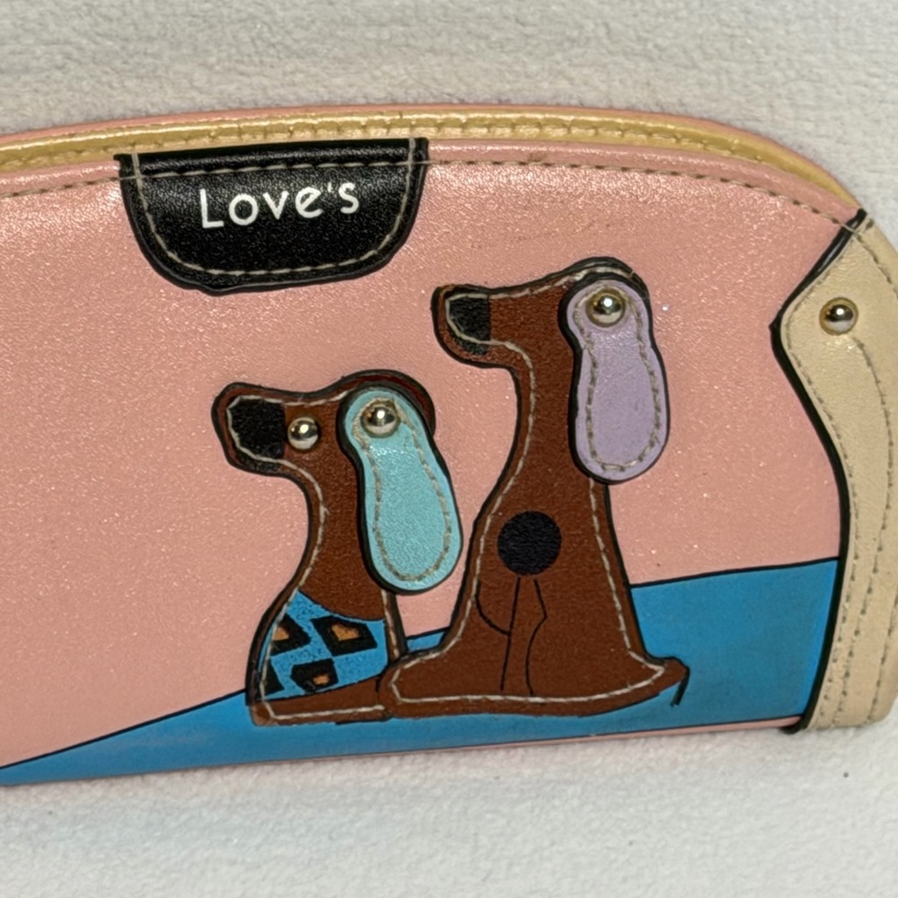 Love's Pink and Black Dog Purse - Picture 3 of 9